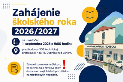 Zahájenie školského roka 2026/2027