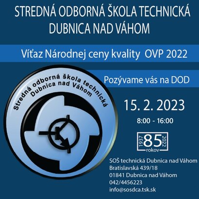 Deň otvorených dverí február 2023