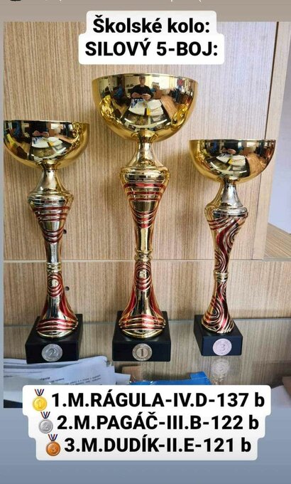 Silový 5boj - školské kolo