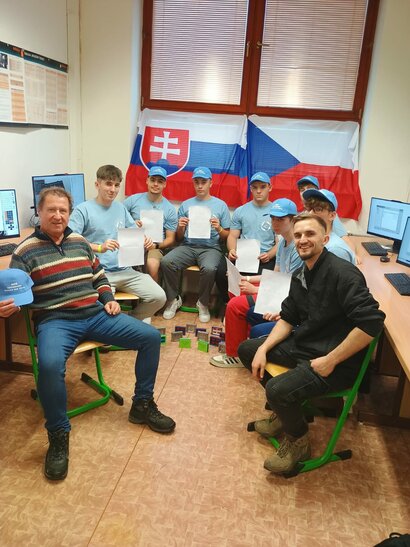 Erasmus+ v našej partnerskej škole GJP a SOŠ Slavičín 2024