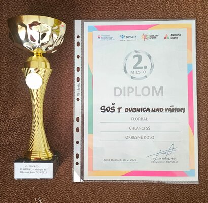 Florbal chlapci - okresné kolo 2025