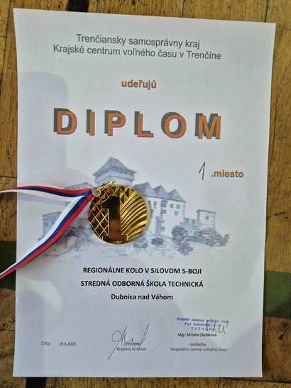 Silový 5boj - regionálne kolo 2025