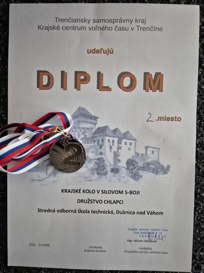 Silový 5boj - krajské kolo 2025