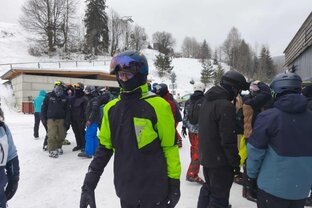 Lyžiarsky výcvik 2026 - deň 1