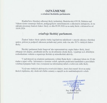 Školský parlament